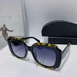 DONNA Marca Occhiali da sole quadrati in acetato Nero firma oversize spr16y Occhiali da sole Ragazza Donna Stampa leopardata Designer di lusso UOMO Occhiali da viaggio Lunette