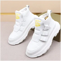 Czarny designer mężczyźni białe s gęsta gruba wysokość wzrostu buty przyczynowe Mokasyny Hip Hop Punk Rock Walking Sneaker Increaing Shoe Caual Moccain