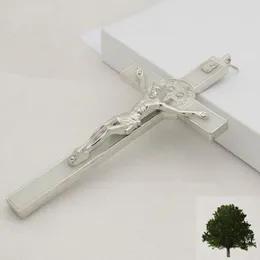 Naszyjniki wisiorek Cottvocatholic LUMINY DUŻY Cross Statua wisijana CSPB ręcznie wiszące ozdobne ozdoby do dekoracji kościelnej darowizny