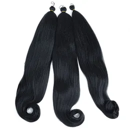Estensione dei capelli sintetici Yaky Pony Yaki Poni Wave Styles Yaki Pony Braiding Hair Trecce
