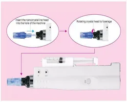 Pålitlig hudvård Dermapen Nålkassett för elektrisk mikronedling Auto Mesoterapi Crystal Nano Needle Derma Pen