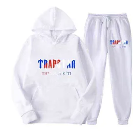 TRACJSUT TRAPSTAR BRAND MADED SPORTSWEAR MEN 16 KOLORY WŁASNE DWA kawałki Zestaw Bluza luźna bluza z kapturem Jogging 220615 23 Ruch prądu pływowego