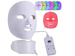 7 renk led foton ışık tedavisi köknar güzellik yüz maskesi kızılötesi ev kullanma pdt maskesi yüz kalkan