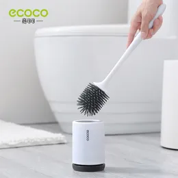 Ecoco Rubber Headトイレブラシソフトノンスリップクリーニングウォールハンギングフロアスーパー除染浴室ツール220511