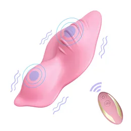 Olo 9 Modos RecarregvelウェアラブルCalcinginha Vibrador Clitris Tishulador Silicone Controle Remoto Brinquedos sexyuais para mulher