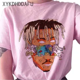 Juice Wrld T-Shirt Frauen R.i.p Hip Hop Rapper Streetwear T-Shirt Druck Kleidung weiblich Ulzzang Grafik T-Shirt T-Shirts T200812