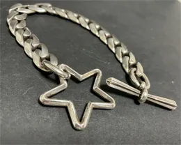 Independent Star Cuban Chain Bracelet Miyashita Style Soloist Personality Fashion Street All-match Hip-hop Jewelry Accessories SISI