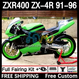 OEM Body For KAWASAKI NINJA ZXR 400 CC ZX-4R ZX4R 91-96 Bodywork 12DH.154 ZX 4R 4 R 400CC ZXR400 91 92 93 94 95 96 ZXR-400 1991 1992 1993 1994 1995 1996 Fairing stock green