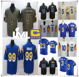 Matthew Stafford 10 Cooper Kupp Football Jersey 99 Aaron Donald 3 Odell Beckham Jr. 40 von Miller 5 Jalen Ramsey 23 Cam Akers van