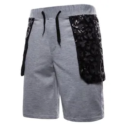 Heren shorts Appliques Drawstring Casual Sports Jogging Runner Rechte ademende comfortabele dagelijkse Outdoor Short Pants