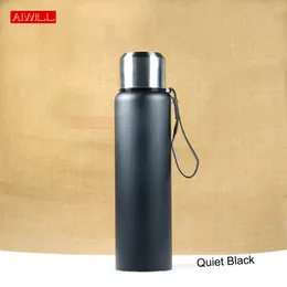 AIWILL 60010001300ML Fashion Outdoor Water Bottle Thermos Portable stor kapacitet Isolerad kopp Militär stil Vakuumkolv Y200107