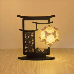 Party Decoration Creative Desk Lamp Diy Paper Lantern Children's Education Toys Bedside Holiday Gifts Home Decoration Party