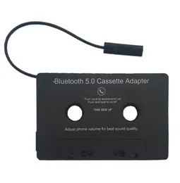 Adattatore per cassette Bluetooth 5.0 per auto con audio stereo, cassette wireless da nastro ad adattatori per cassette per smartphone Aux