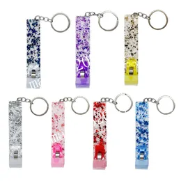 Akrylkort Puller Keychain Pendant Portable Kontaktlös Grabber Card Keychains Ladies Bag Dekorativ nyckelring 16cm