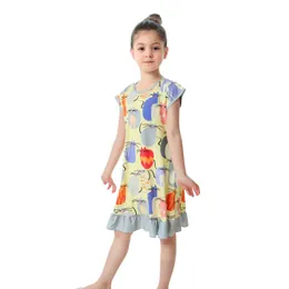 Girl's Dresses Vestidos Girls Summer Dress 2022 Brand Elegant Teenage Party Princess Children Costume For Kids Clothes 2-10 Yeargirl's