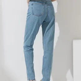 Wixra Basic Mulheres Jeans Harem Calças Plus Size Streetwear Female Qualidade Vintage Alta Cintura Femme Long Denim Calças 220402