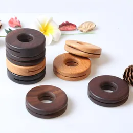 Trälatförseglingsklämma Donutform Snacks påsarförsegling Kaffeklämma för hemkök förvaring håller maten färsk LX4974