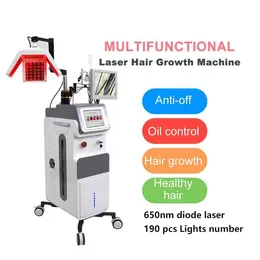 Apparecchiature per il trattamento della crescita dei capelli laser Macchine per il ripristino dei capelli con luce infrarossa lazer a diodi Mitsubishi Lampade da 190 pezzi