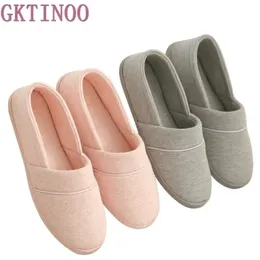 WinterAutumn At Home Thermal CottonPadded Slippers Cotton Slippers Indoor Slippers With Soft Outsole Shoes Y200106