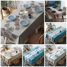Nordic Tablecloths waterproof and oil-proof PVC net red Table Cloth desk coffee table mat fabric custom pattern size