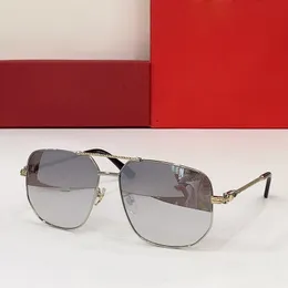 Óculos de sol 2023 Designer vintage Óculos de sol Man Women C Decoração da marca de luxo anti-UV Glasses sol de 61mm Carter Eyewear Eyewear Cat Eye Brand UV400 3T1W