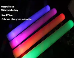 LED Light Sticks Foam Props Concert Party blinkande Lysande Christams Festival Children Gifts