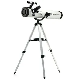 Skyoptikst 76-700 мм Профессиональный астрономический телескоп Высокий определение мощности Высокое качество 76-мм объектив 700 фокусных расстояний