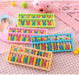 Wholesale Chinese Traditional Educational Toys Math Toys 17 or 11 Digits Abacus Plastic Beads Kid School Learning Aids Tool brain develop