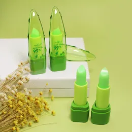 PEINIFEN Aloe vera gel Lipstick Gloss Color Changing Moisturizer Anti-drying Desalination Fine-grain Lip Blam Care