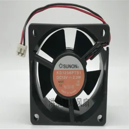 Original SUNON 6025 KD1206PTS1 DC12V 2.3W 60x25MM Two-Wire ...