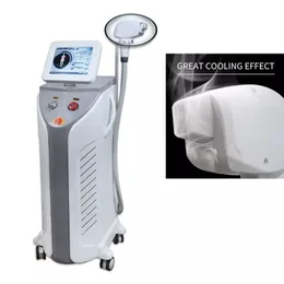 Diodlaser 755 808 1064 Hårborttagningsmaskin 600W Hög effekt Epilator Tre våglängder Vertikal typ Säker snabb och smärtfri hår Ta bort utrustning till salu