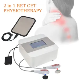 Portable RF cellulite removal diathermy machine tecar therapy physiotherapy machine