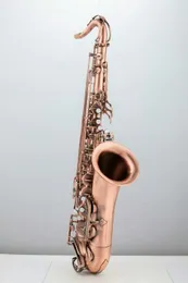 Ny ankomst Anpassa tenorsaxofon Frankrike Professionella musikinstrument STS-R54 BBTONE Antik koppar B Tube Sax med fall munstyckshandskar