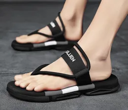 Men Summer Flip Designer Flops Pantoffers Flat Heel Fashion Beach Nicht-Rutsch-Slipper Outdoor Sandals Schuhe Plus Size 39-44 8392