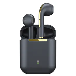 J18 TWS Fones de ouvido Bluetooth Estéreo Verdadeiro Sem Fio Fones de Ouvido Mãos Livres Fones de Ouvido Fones de Ouvido Para Mobil