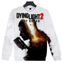 Herren Hoodies Sweatshirts Dying Light 2 3D-Druck Herbst Winter Urlaub Leidenschaftlicher Stil Männer/Frauen Lässiges Kawaii Rundes Sweatshirt Langarm