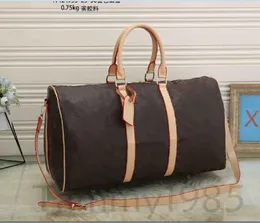 3 цвета Duffel Bags SportOutdoor Packs 55 см женские мужские сумки модная дорожная сумка спортивная сумка кожаные сумки для багажа большой контрастный цвет вместимость спорт