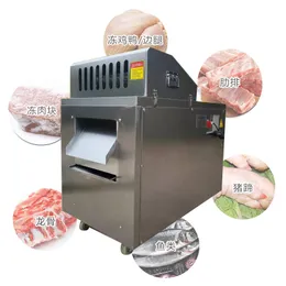 Electric Frozen Beef Cube Dicer Chicken Breast Dicing Machine Commercial Poultry Meat Skeleton Cutting Machine For Sale 220v 380v