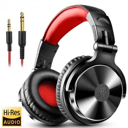 Professionele Oneodio DJ -hoofdtelefoon over Ear Studio Monitor Headset met microfoon Hifi Wired Bass Gaming Headset voor telefoon