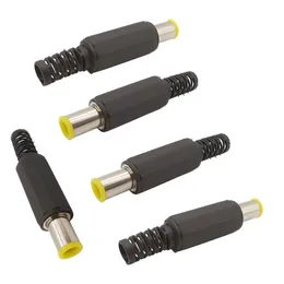 Andra belysningstillbehör 2/5/10 st 6,5 x 4,4 mm med 1,3 mm stift plast DC Power Male Plug Welding Connector Adapter Plugs för DIY Partsothe