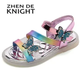 Mode Strass Kinder Sandalen für Mädchen Kinder Schuhe Sommer Sandale Hausschuhe Kind Sandalen Alias Chaussure 220525
