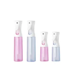 Mist Spray Bottle Continuous Empty Frost PET White PP Atomizer Cosmetic Packaging Perfume Bottle Portable Refillable Container 200ml 300ml 7oz 10oz