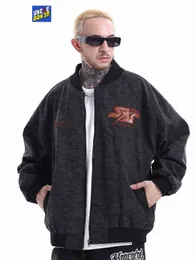 Uncedonjm 2022 Ny ankomst Autumn Baseball Preppy Style Rib Sleeve Bomber Jacket Brand Clothing Casual Varsity Jacket T220728