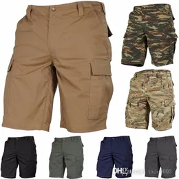 Designer masculino shorts de verão Camuflagem Multi Pockets Casual Roupas casuais