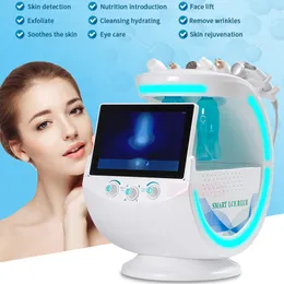 Hydra Dermabrasion Face Sauerstoffwasserspray Ultraschallhauthaut Scrubber Machine mit Hautanalyseanalysator