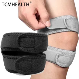 Ett par Sports Knee Support Double Patella Belt Elastic Bandage Tape Sport Strap K nee Pads Protector Band Kne Wrap