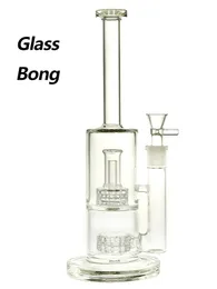 Glass Hookah Bongs Rury RIPE (25+65) mm Wysokość: 13 -calowa stright z 19 mm szklaną miskę 850 g/komputer dla GB041