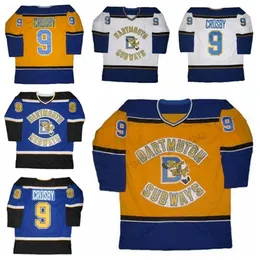 Nikivip Custom Retro Sidney Crosby #9 High School Hockey Jersey Men's Stitched Any Size 2XS-5XL Name Or Number jerseys Top Quality