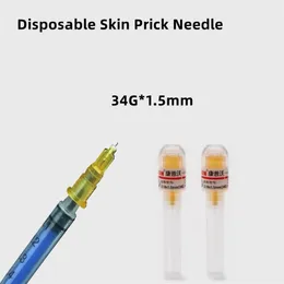 Agulha para pele descartável estéril Meso Nano 31G 4mm 34G 1,5/4mm gel para pele 220816