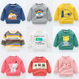 Hoodies & Sweatshirts Cartoon For Girls Unicorn Children Sweats 220823